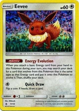 Carte Pokémon: Eevee [Évoli]