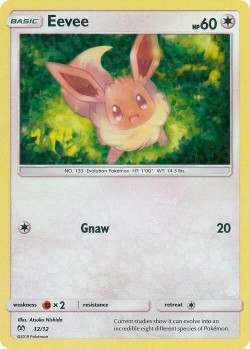 Carte Pokémon: Eevee