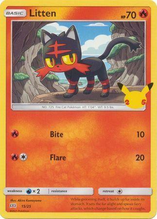 Carte Pokémon: Litten [Flamiaou]