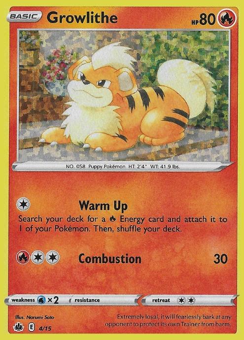 Carte Pokémon: Growlithe [Caninos]