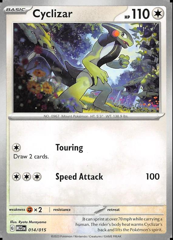 Carte Pokémon: Cyclizar [Motorizard]