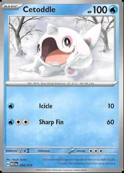 Carte Pokémon: Cetoddle