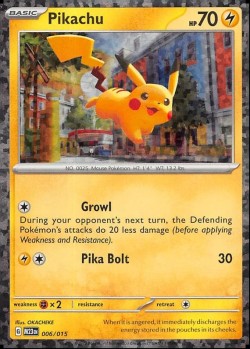 Carte Pokémon: Pikachu