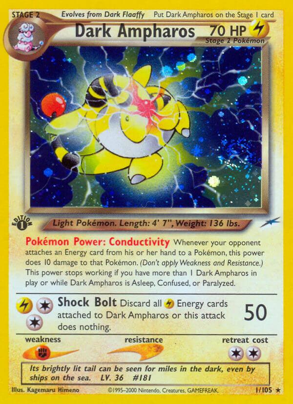 Carte Pokémon: Dark Ampharos [Pharamp obscur]