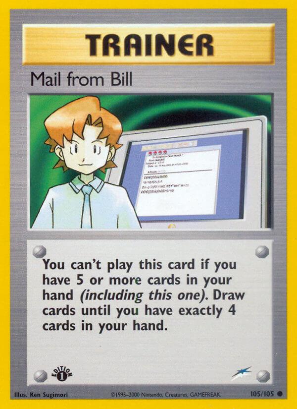 Carte Pokémon: Mail from Bill [Courrier de Léo]