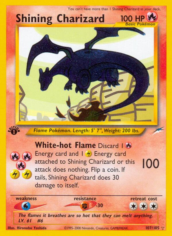 Carte Pokémon: Shining Charizard [Dracaufeu brillant]