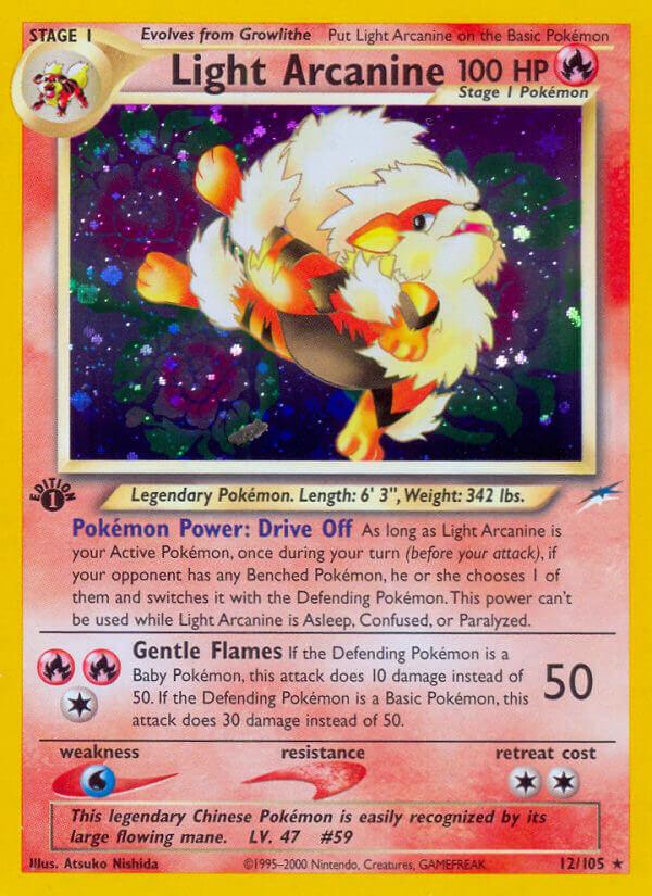 Carte Pokémon: Light Arcanine [Arcanin lumineux]