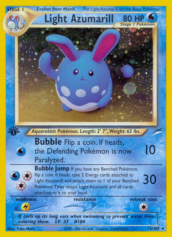 Carte Pokémon: Light Azumarill [Azumarill lumineux]