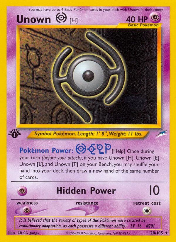 Carte Pokémon: Unown [H] [Zarbi [H]]