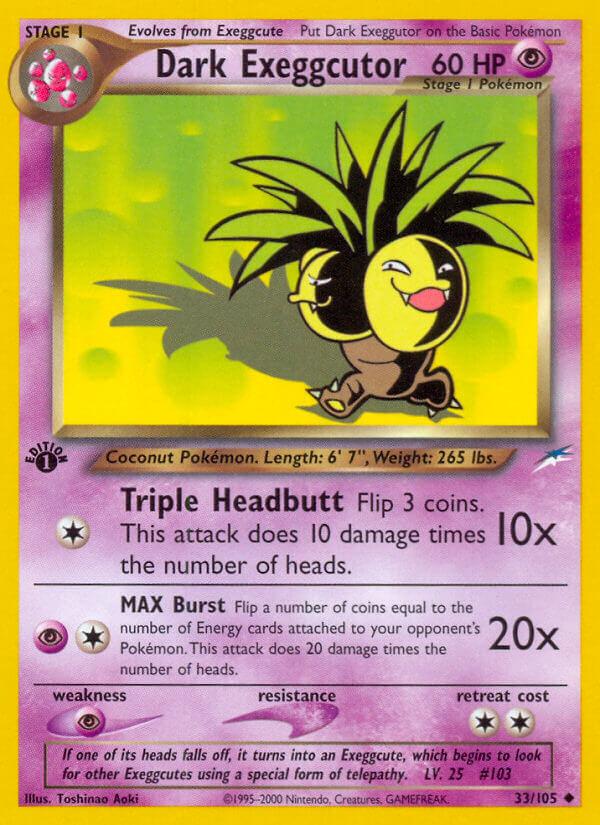 Carte Pokémon: Dark Exeggutor [Noadkoko obscur]