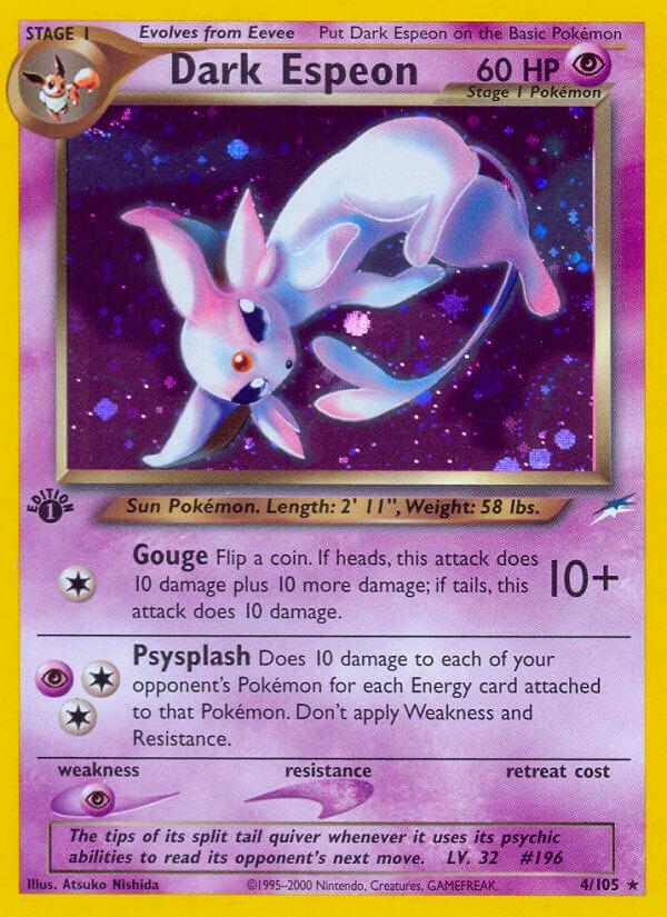 Carte Pokémon: Dark Espeon [Mentali obscur]