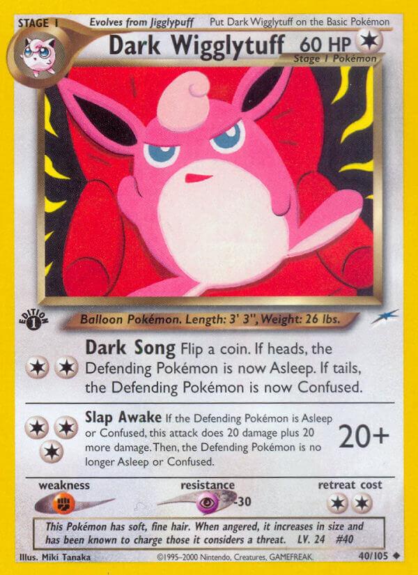 Carte Pokémon: Dark Wigglytuff [Grodoudou obscur]