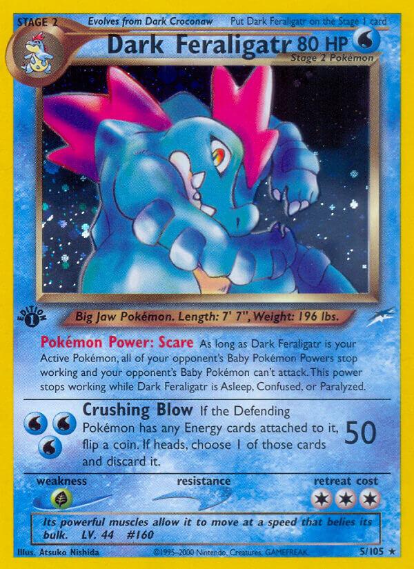 Carte Pokémon: Dark Feraligatr [Aligatueur obscur]