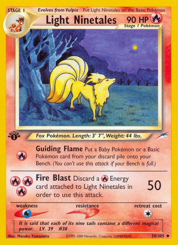 Carte Pokémon: Light Ninetales [Feunard lumineux]