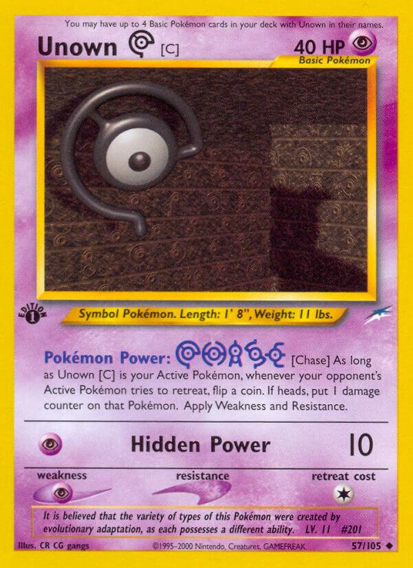 Carte Pokémon: Unown [C] [Zarbi [C]]