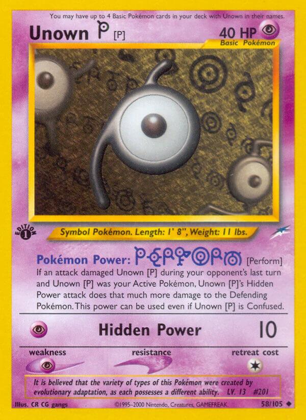 Carte Pokémon: Unown [P] [Zarbi [P]]