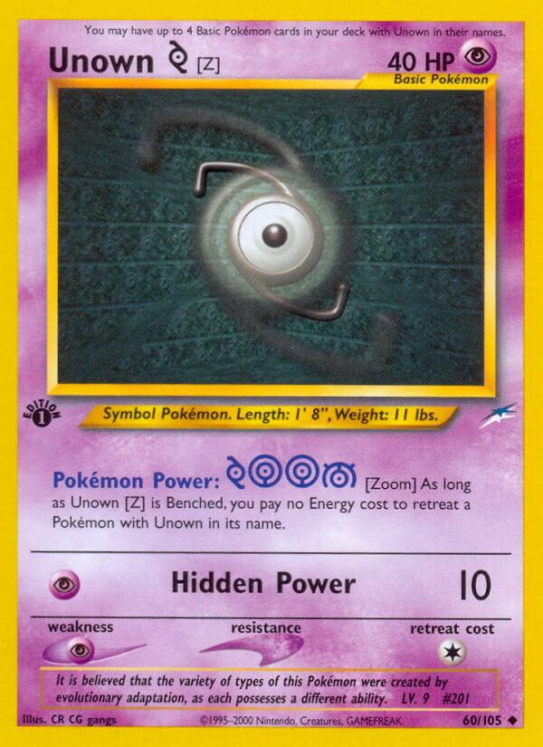 Carte Pokémon: Unown [Z] [Zarbi [Z]]