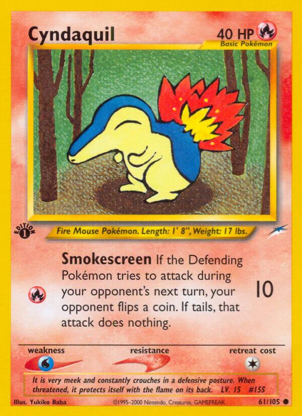 Carte Pokémon: Cyndaquil [Héricendre]