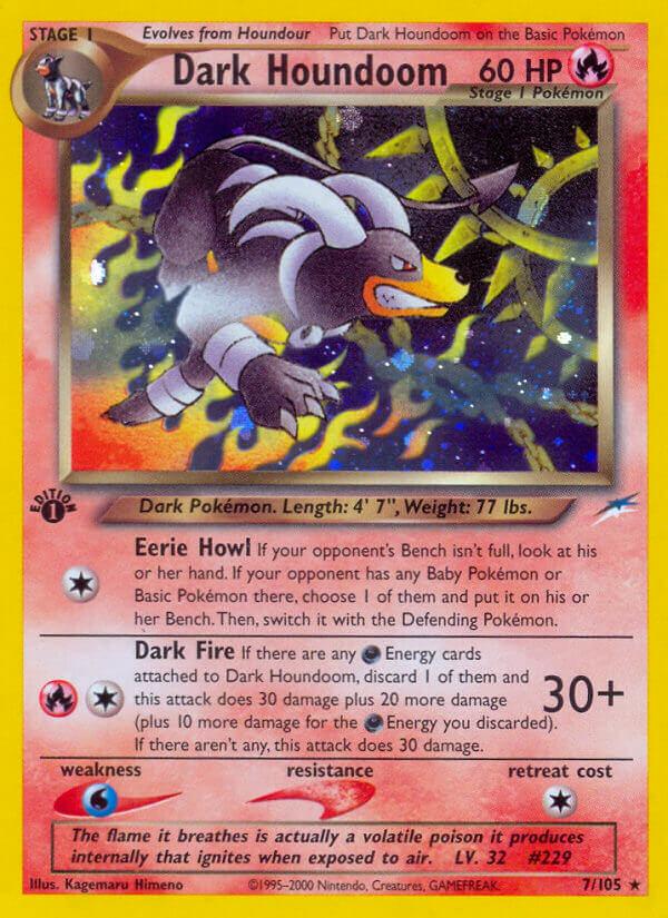 Carte Pokémon: Dark Houndoom [Démolosse obscur]