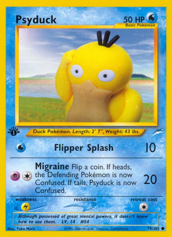 Carte Pokémon: Psyduck [Psykokwak]