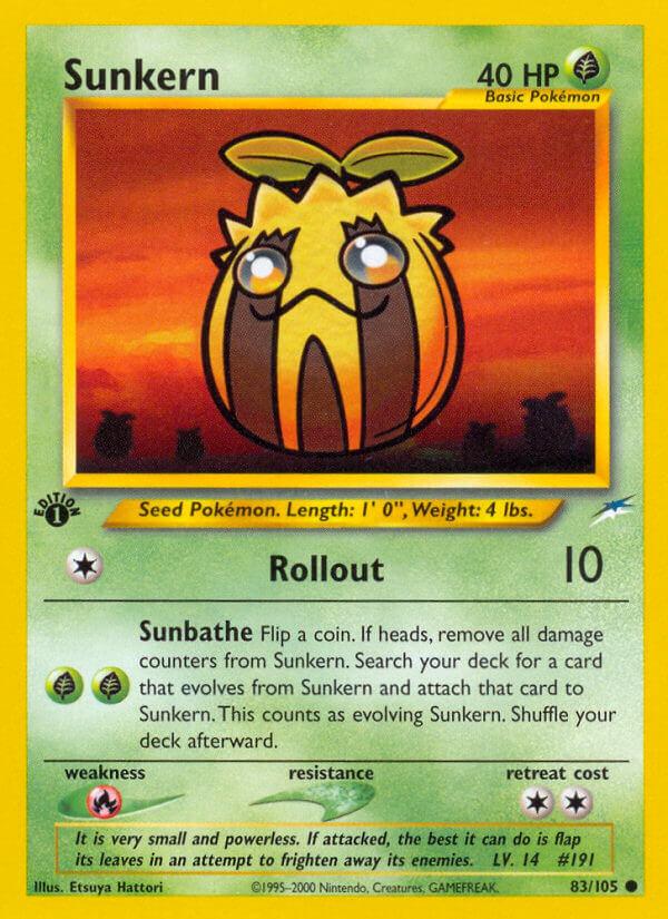 Carte Pokémon: Sunkern [Tournegrin]