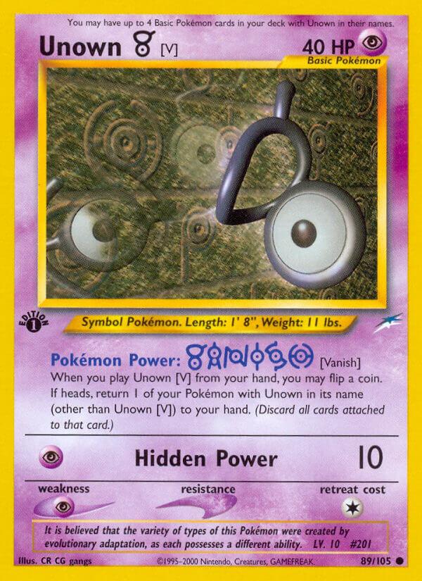 Carte Pokémon: Unown [V] [Zarbi [V]]