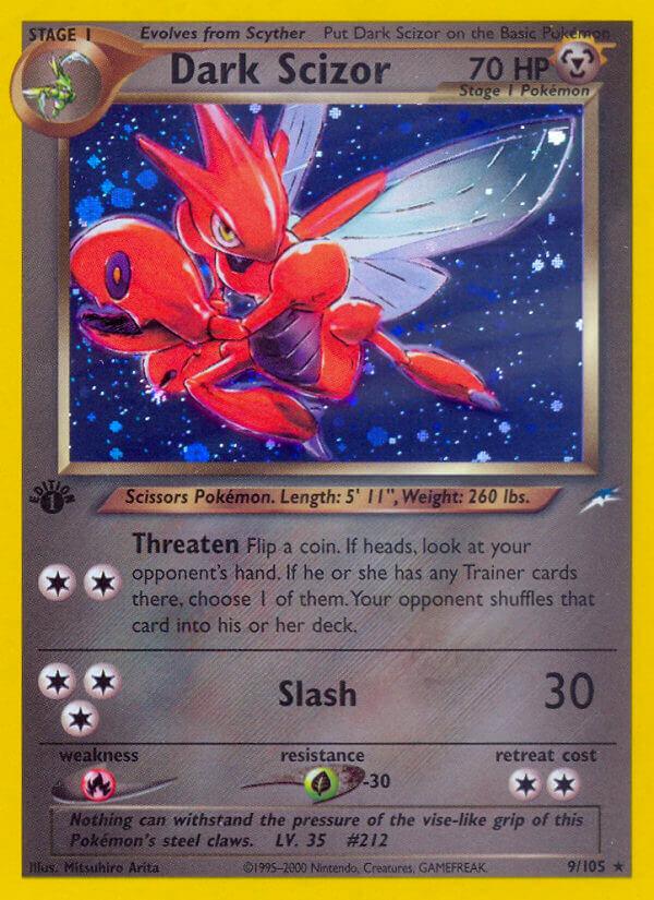 Carte Pokémon: Dark Scizor [Cizayox obscur]