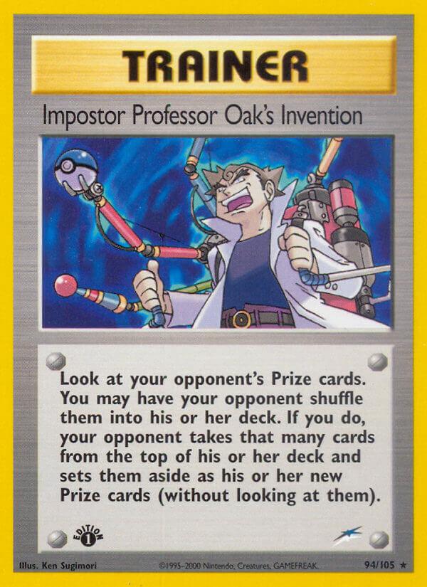 Carte Pokémon: Impostor Professor Oak's Invention [L'invention du faux professeur Chen]