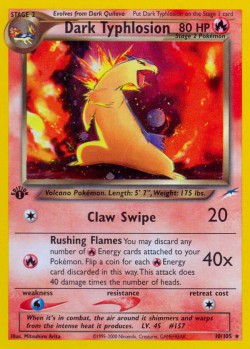 Carte Pokémon: Dark Typhlosion