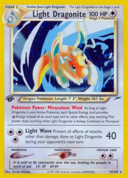 Carte Pokémon: Light Dragonite