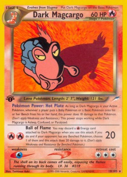 Carte Pokémon: Dark Magcargo