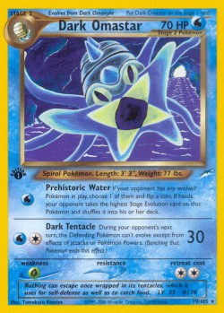 Carte Pokémon: Dark Omastar