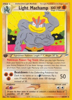 Carte Pokémon: Light Machamp