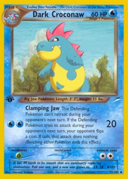 Carte Pokémon: Dark Croconaw