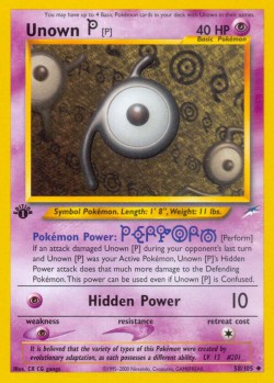 Carte Pokémon: Unown [P]