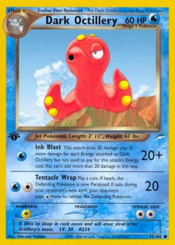 Carte Pokémon: Dark Octillery