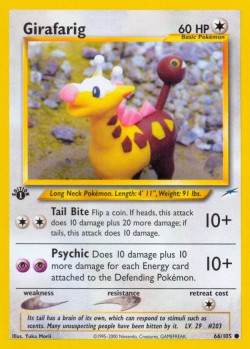 Carte Pokémon: Girafarig