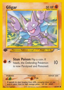 Carte Pokémon: Gligar