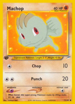 Carte Pokémon: Machop