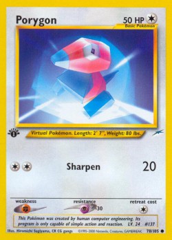 Carte Pokémon: Porygon