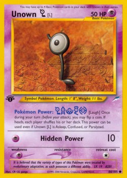 Carte Pokémon: Unown [L]