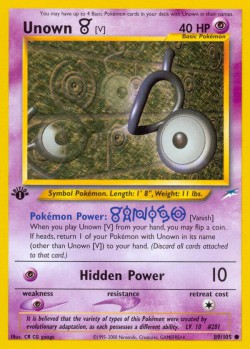 Carte Pokémon: Unown [V]