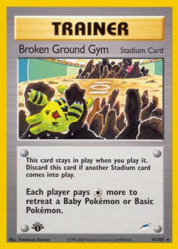 Carte Pokémon: Broken Ground Gym