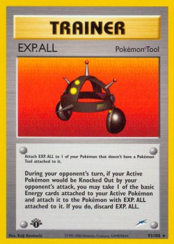 Carte Pokémon: EXP.ALL