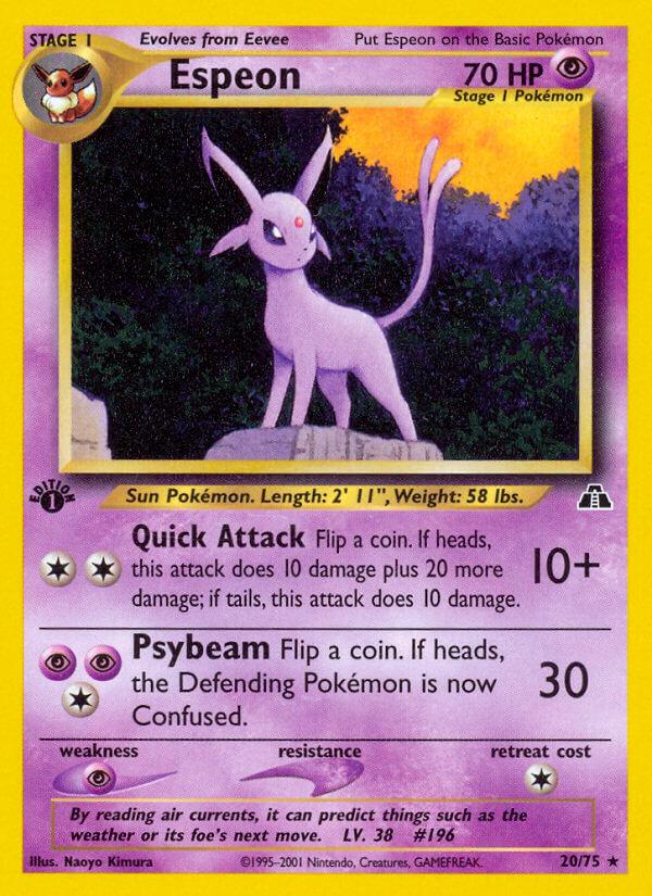 Carte Pokémon: Espeon [Mentali]