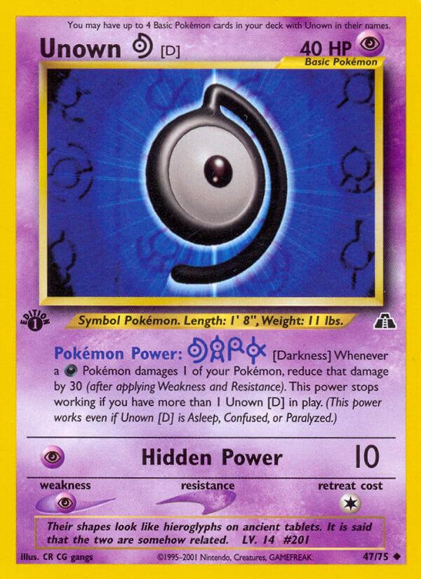 Carte Pokémon: Unown [D] [Zarbi [D]]