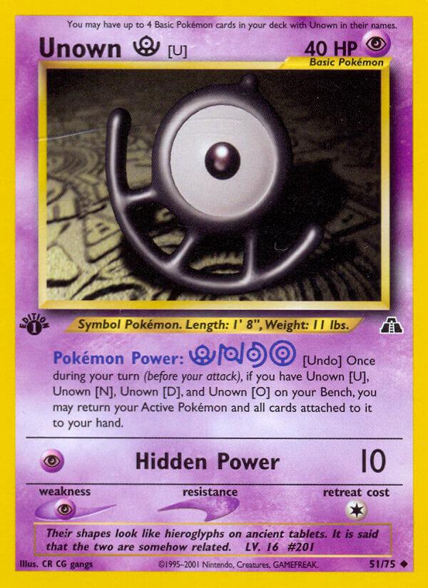 Carte Pokémon: Unown [U] [Zarbi [U]]