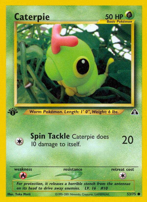 Carte Pokémon: Caterpie [Chenipan]