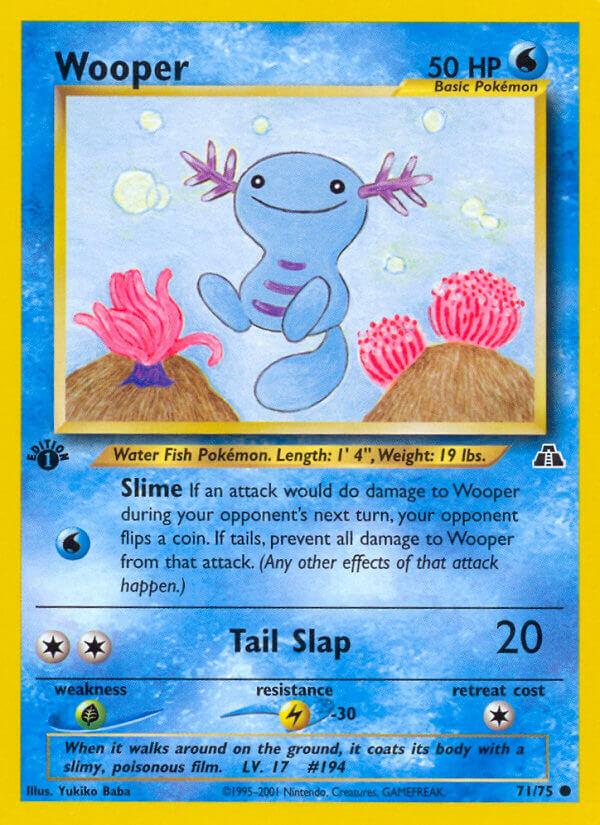 Carte Pokémon: Wooper [Axoloto]