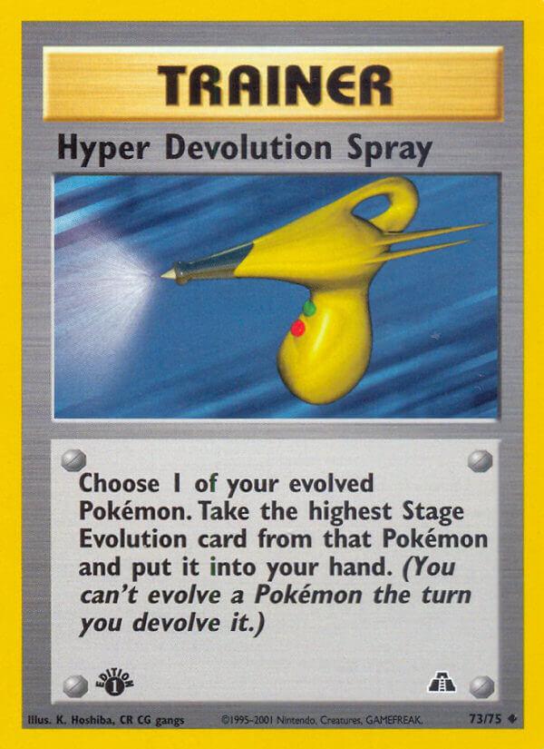 Carte Pokémon: Hyper Devolution Spray [Vaporisateur hyper rétrograde]